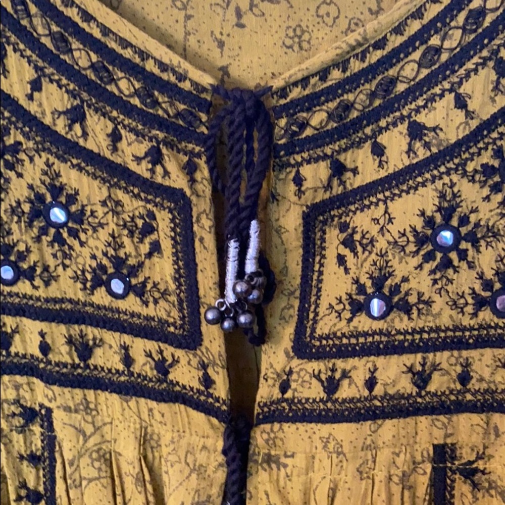 Free People embroidered light jacket/over shirt - Picture 4 of 6